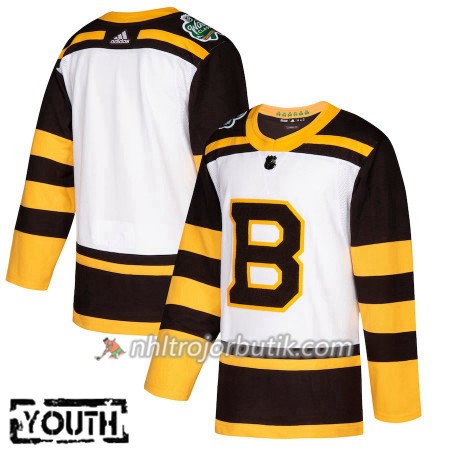 Barn Ishockey Boston Bruins Tröja 2019 Winter Classic Adidas Vit Authentic